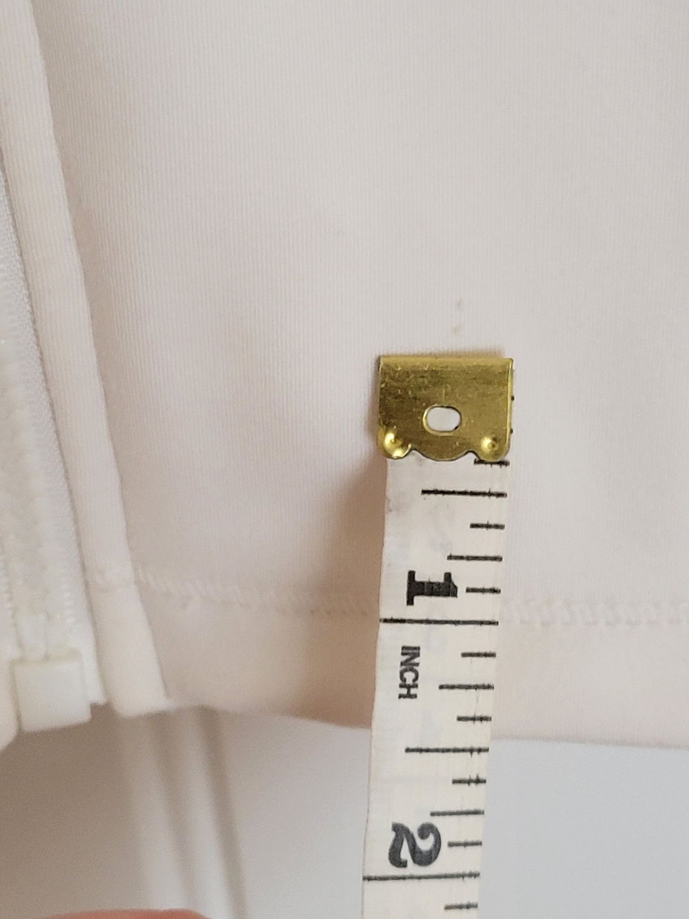 90 Degree By Reflex White Full-Zip Athletic Sweater - Picture 7 of 7